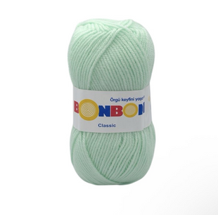 Пряжа Nako Bonbon Classic №98329 м'ятний (акрил) 100 г, 200 м 98329 фото