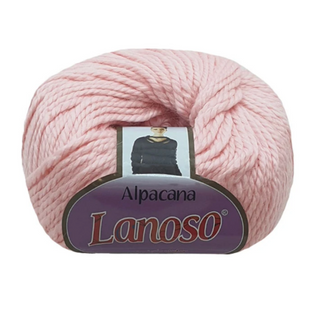 Пряжа Lanoso ALPACANA № 3003 рожевий, пряжа вовна, альпака з акрилом, для ручного в'язання спицями та гачком 3003 фото