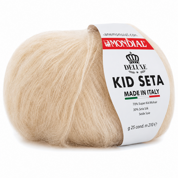 Пряжа Mondial Kid Seta (кид мохер, шовк) 25 г, 210 м