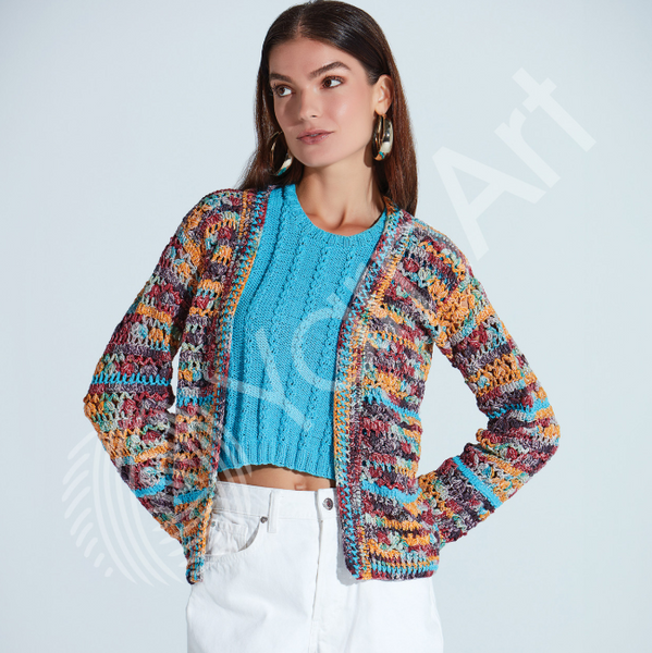 YarnArt JEANS SPLASH (Джинс Сплеш) № 950 (Пряжа бавовна з акрилом, нитки для в'язання) 950 фото