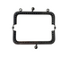Фермуар металлический для сумки с тиснением, 12*6 см, черный 12560 Ч фото 3