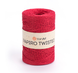 Рафія YarnArt Papiro Twisted №1310 червоний, целюлоза, нитки для в&rsquo;язання сумок, шляп і декору 1310 фото 1