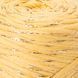 Пряжа Yarnart TWISTED MACRAME 3 мм LUREX №764 желтый люрекс в тон, нитки для макраме 764 фото 2