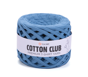 Пряжа YarnArt Cotton Club (Коттон Клаб) №7329 блідо-синій, трикотажна, нитки для в&rsquo;язання 7329 фото