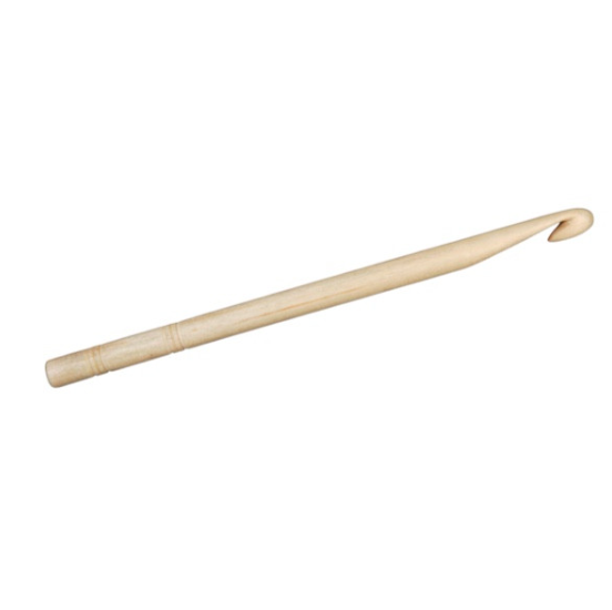 Гачок односторонній KnitPro Basix Birch Wood, дерево, 12 мм 35708 фото