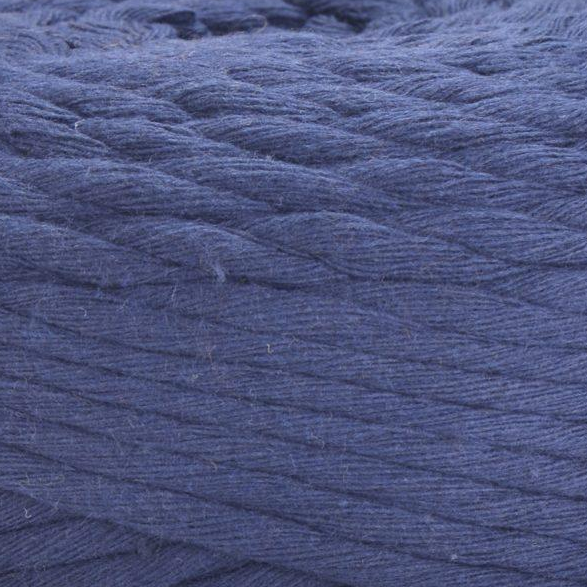 Пряжа YarnArt TWISTED MACRAME №784 темно-синій, нитки для макраме 784 фото