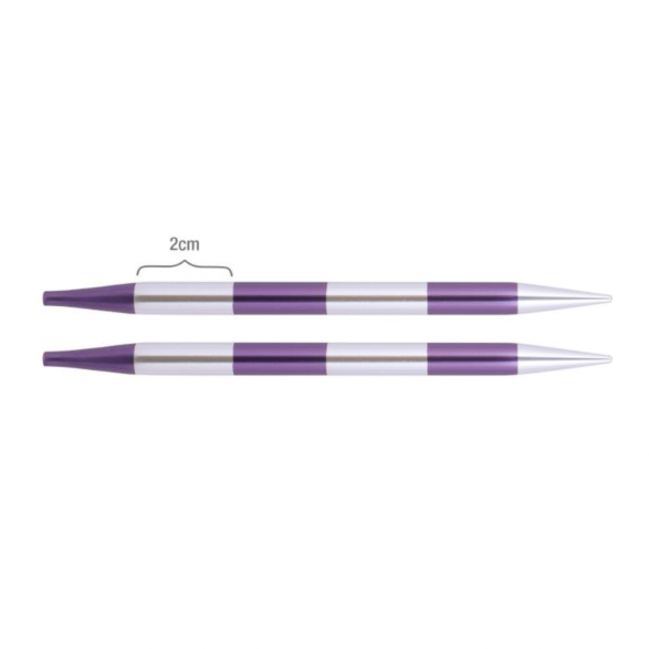 Съемные спицы алюминиевые 12 см KnitPro SmartStix 7 мм 42131 фото