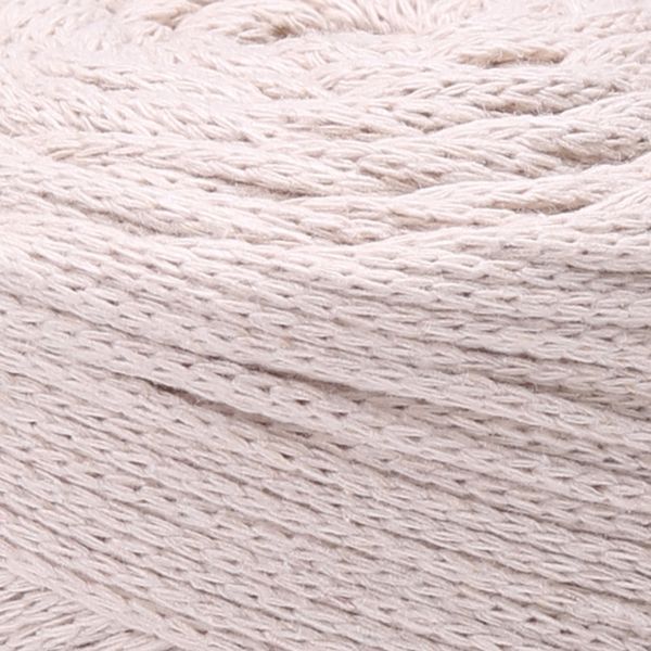 Пряжа YarnArt Macrame Cotton №753 бежевый, полухлопковые нитки для вязания сумок и макраме 753 фото