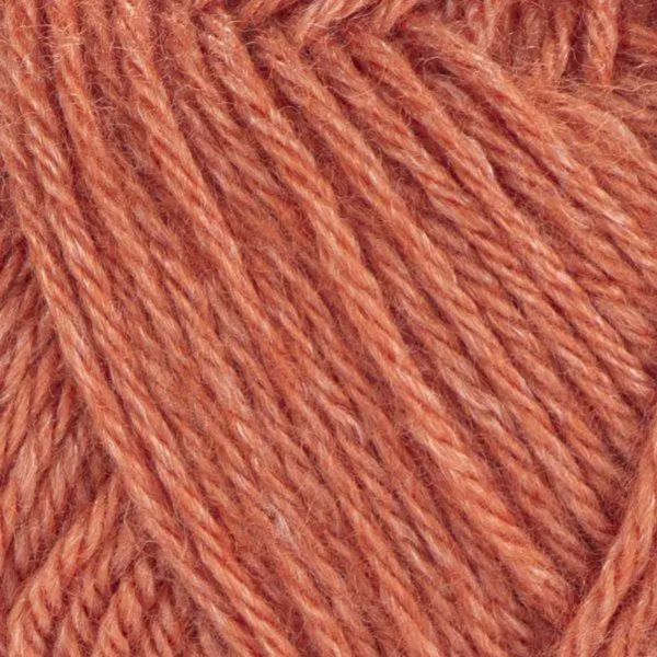 Пряжа Yarnart Silky Royal №438 помаранчевий, вовна з шовком, нитки для в'язання спицями та гачком 438 фото