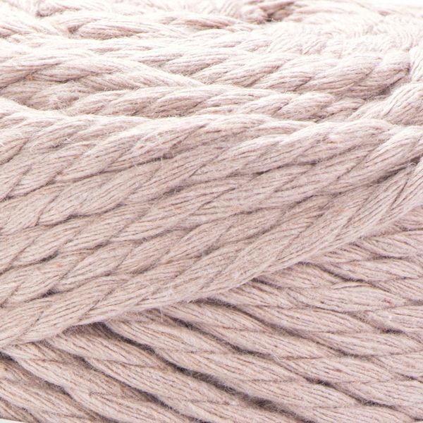 Пряжа YarnArt Macrame Rope 3 мм №753 бежевий, шнур для плетіння макраме 753 фото