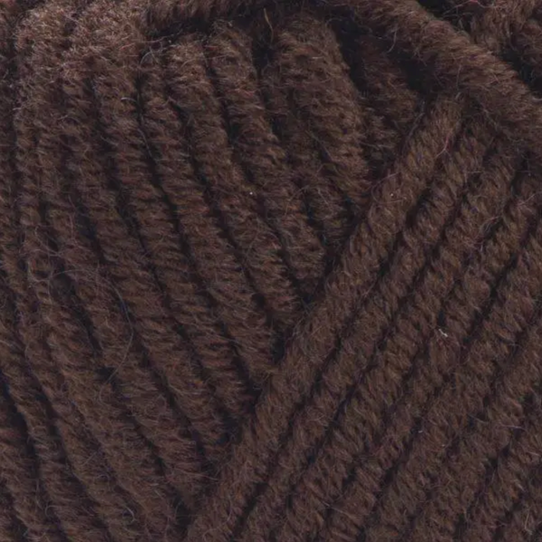 Пряжа Yarnart Merino Bulky №3067 коричневый, полушерстяная, нитки для вязания спицями та гачком 3067 фото