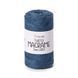 Пряжа Yarnart TWISTED MACRAME 3 мм LUREX №789 синій люрекс в тон, нитки для макраме 789 фото 1