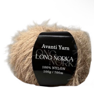 Пряжа Avanti Yarn LONG NORKA №516 карамельний, пряжа нейлон, для ручного в'язання спицями та гачком 516 фото