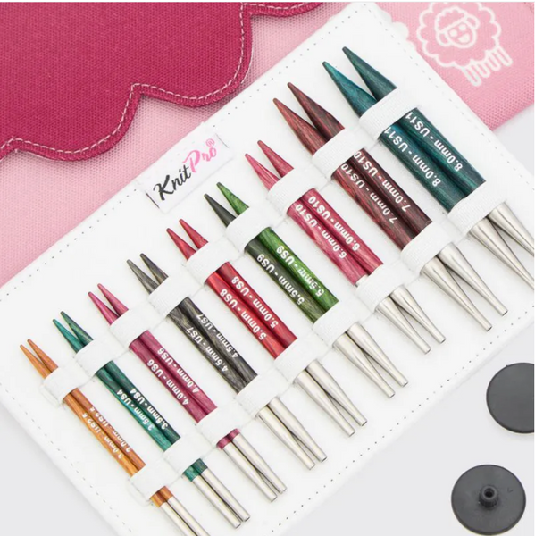 Набор деревянных съемных спиц Symfonie Dreamz &laquo;Deluxe Set&raquo; 10 cм KnitPro  200637 фото