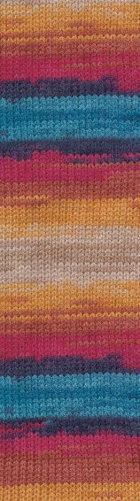 Пряжа Alize Burcum Batik (Буркум Батік) №4340, акрил, нитки для в'язання 4340 фото