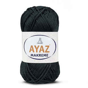 Пряжа Ayaz Makreme №2873 чорнильний, пряжа макраме, для сумок та декору 2873 фото