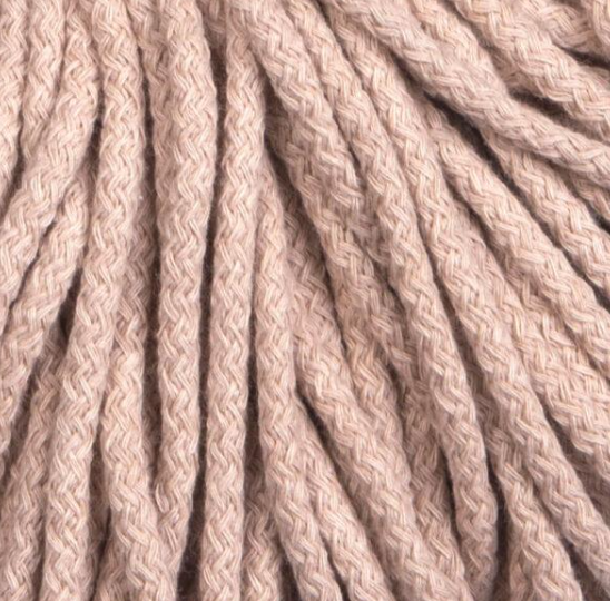 Пряжа Yarnart Macrame Braided №753 беж, макраме для ручной вязки спицами и крючком 753 фото