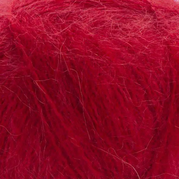 Пряжа YarnArt Mohair Trendy №105 червоний, мохер, нитки для в'язання спицями і гачком 105 фото