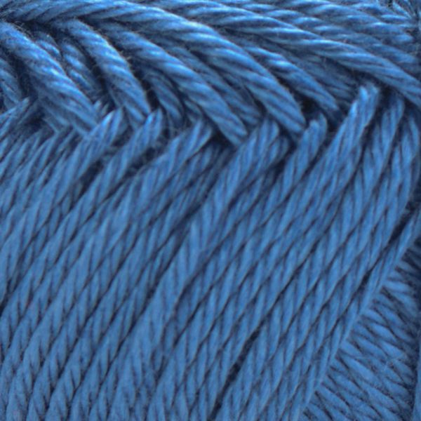 Пряжа YarnArt Luxor №1242 джинсовый, мерсеризованный хлопок, нитки для вязания спицами и крючком 1242 фото