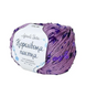 Пряжа Avanti Yarn Королевская Паетка 3+6 мм №48 фиолетовый, паетка в тон на хлопковой основе для вязания спицами и крючком 48 фото 1