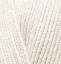 Пряжа Alize Cotton Gold (Котон Голд) №62 молочний, бавовна, нитки для в'язання 62 фото