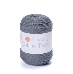 Пряжа YarnArt Cotton Fair 8/4 №5593 темно-серый (хлопковая) 50 г, 160 м 5593 фото