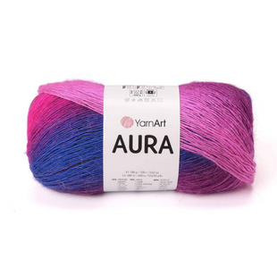Пряжа YarnArt Aura №6516 (мохер, вовна) 100 г 480 м 6516 фото