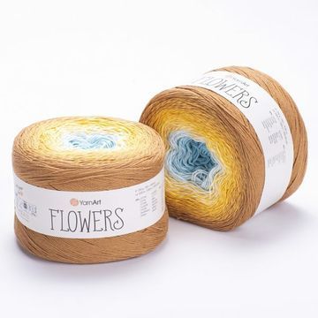 Пряжа YarnArt Flowers (хлопок, полиакрил) 250 г, 1000 м