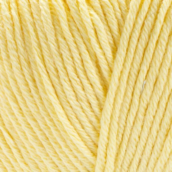 Пряжа YarnArt Ideal №224 світло-жовтий, бавовна нитки для в'язання спицями та гачком 224 фото