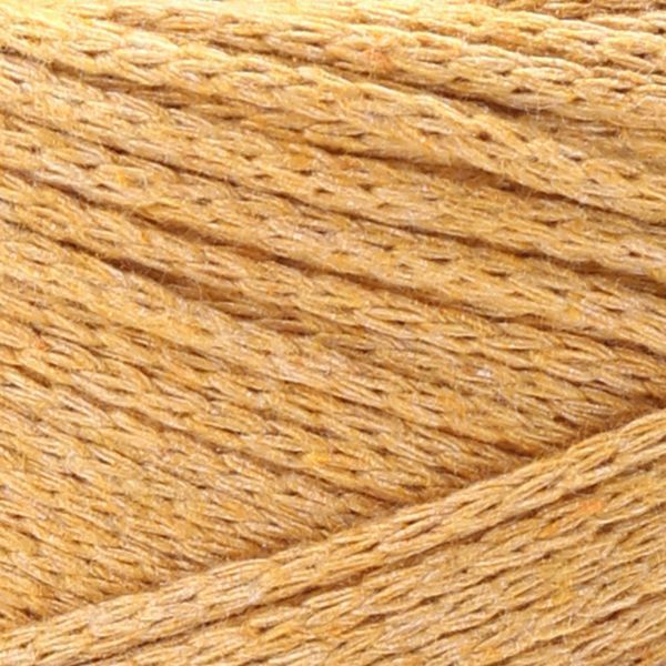 Пряжа YarnArt Macrame Cotton №796 желтый, полухлопковые нить для вязания. 796 фото