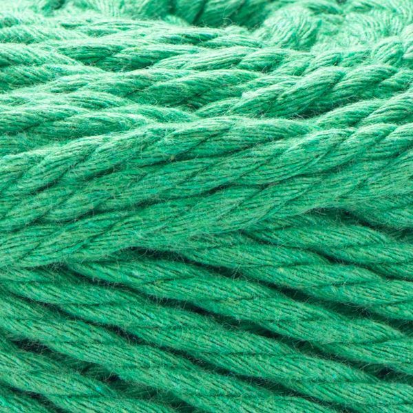Пряжа YarnArt Macrame Rope 3 мм №759 зеленый, шнур для плетения макраме 759 фото