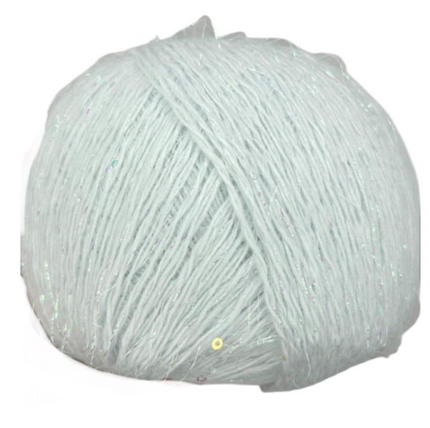 Пряжа Avanti Yarn Angora Premium (Ангора Премиум) №EF06/950 светло-голубой, ангора с люрексом и пайетками EF06/950 фото
