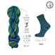 Пряжа Gazzal Happy Feet № 3251, 330м/100гр, 75% Superwash вовна мериноса, для ручного в'язання спицями та гачком 3251 фото 1