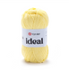Пряжа YarnArt Ideal №224 світло-жовтий, бавовна нитки для в'язання спицями та гачком 224 фото 1