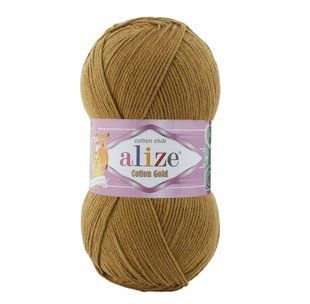 Пряжа Alize Cotton Gold (Котон Голд) №782 хакі, бавовна, нитки для в'язання 782 фото