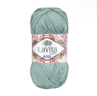 Пряжа LaVita Rose №5215 м'ятний (акрил) 100 г, 350 м 5215 фото