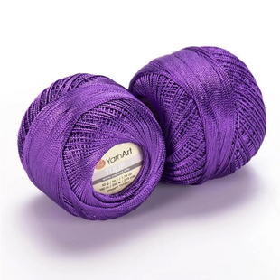Пряжа Yarnart Tulip (Тулип) № 478 фиолетовый, нитки для вязания 478 фото