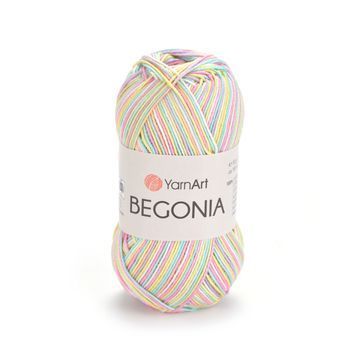 Пряжа Yarnart Begonia Melange (хлопок) 50 г, 169 м