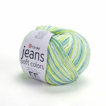 Пряжа YarnArt Jeans Soft Colors (хлопок, полиакрил) 50 г, 160 м