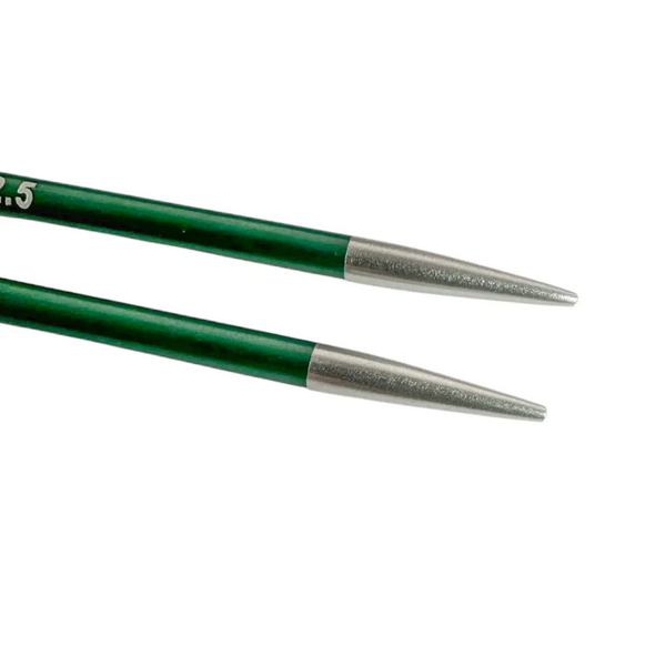 Спицы съемные Zing 9.5 см №3 мм KnitPro круговые алюминиевые для ручной вязки 47528 фото