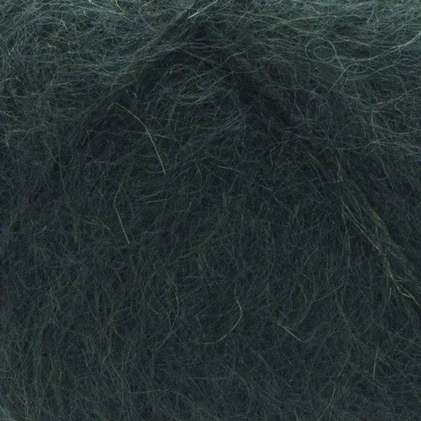 Пряжа YarnArt Mohair Trendy №108 темно-зелений, мохер, нитки для в'язання спицями і гачком 108 фото