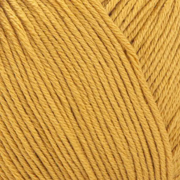 Пряжа YarnArt Baby Cotton №433 гірчичний - напівбавовна для в'язання спицями та гачком 433 фото