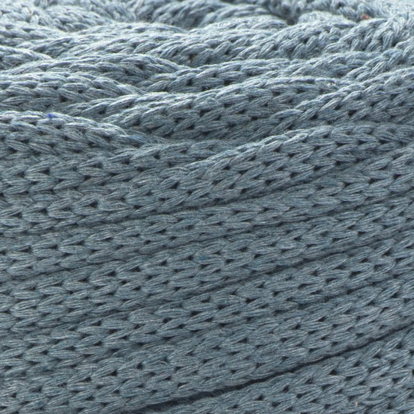 Пряжа Yarnart Macrame Cord 5 мм №795 джинс, напівбавовна, нитки для плетіння макраме 795 фото