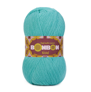 Пряжа Nako Bonbon Kristal №98855 ментол (акрил) 100 г, 475 м 98855 фото