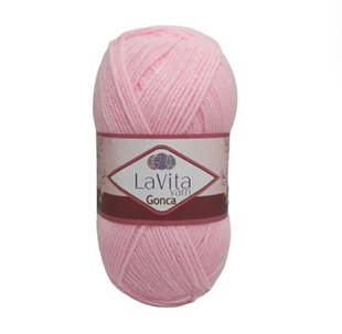 Пряжа LaVita Yarn Gonca (Гонка) №4011 світло-рожевий, акрил, нитки для в&rsquo;язання 4011 фото