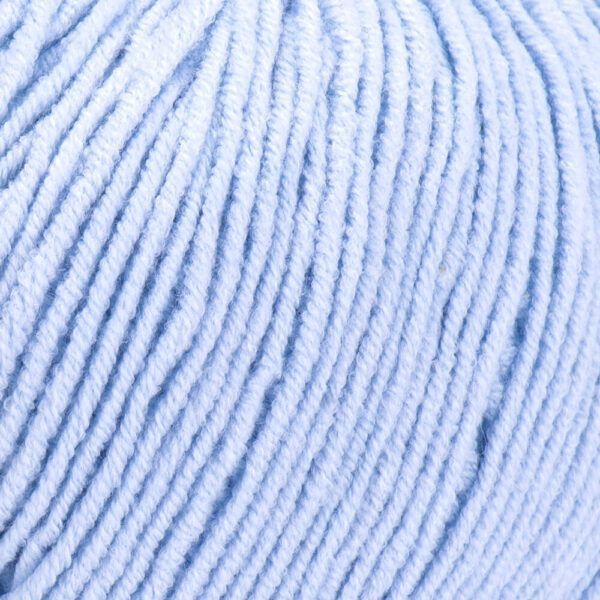 Пряжа YarnArt Jeans №75 светло голубой &mdash; полухлопок нитки для вязания крючком и спицами 75 фото