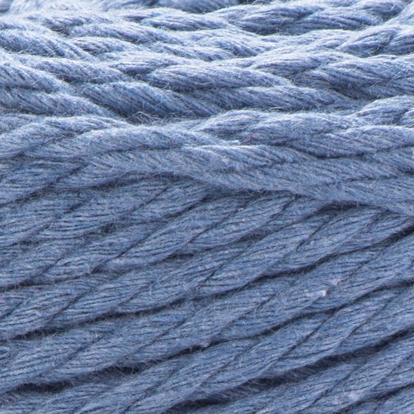 Пряжа YarnArt Macrame Rope 3 мм №761 джинсовий, шнур для плетіння макраме 761 фото
