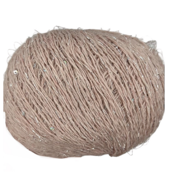 Пряжа Avanti Yarn Angora Premium (Ангора Премиум) №ЕF57/101 карамель, ангора с люрексом и пайетками ЕF57/101 фото
