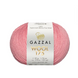 Пряжа Gazzal Wool 175 № 330 темный розовый цвет, 175м/50гр, 100% шерсть мериноса, для ручной вязки спицами и крючком 330 фото 1