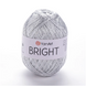 Пряжа YarnArt Bright №128 срібло з люрексом - для в'язання спицями та гачком 128 фото 1